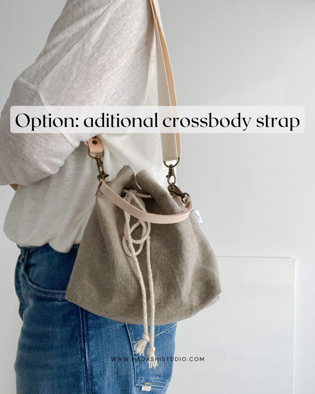 Haná - Handbag/Crossbody bag: Natural