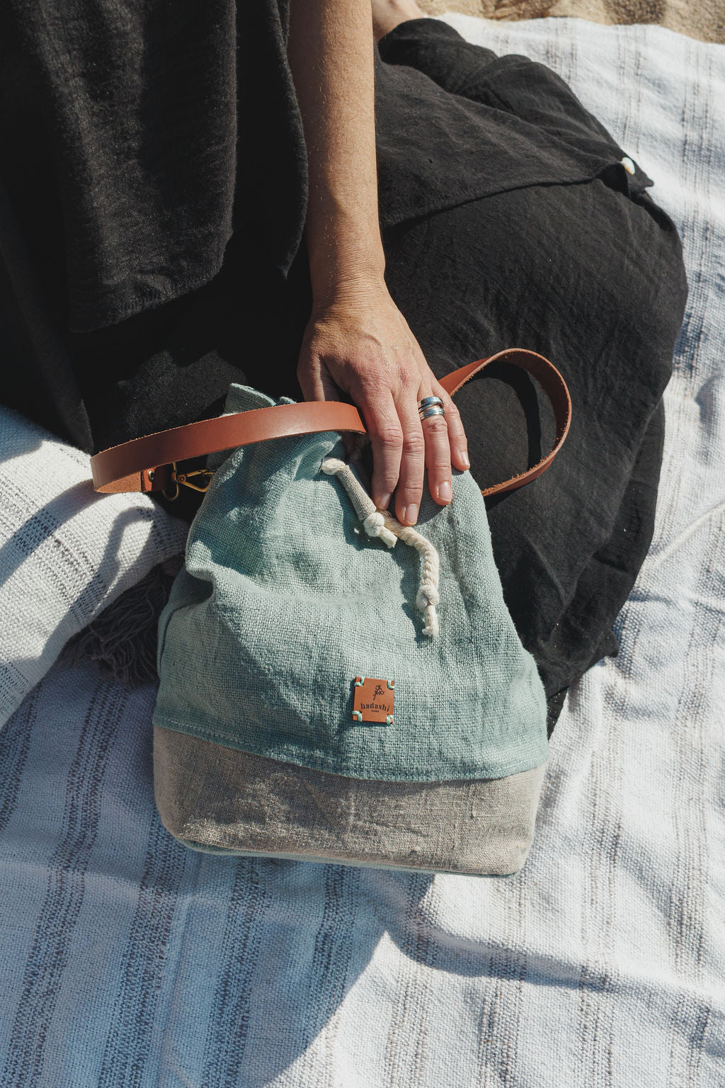 Bucket bag: green (sample)