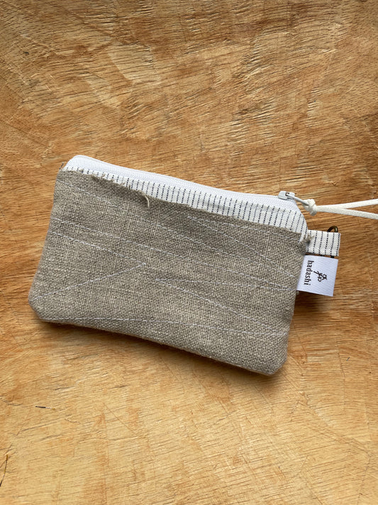 MUJI - Canvas Pen Case With Gusset