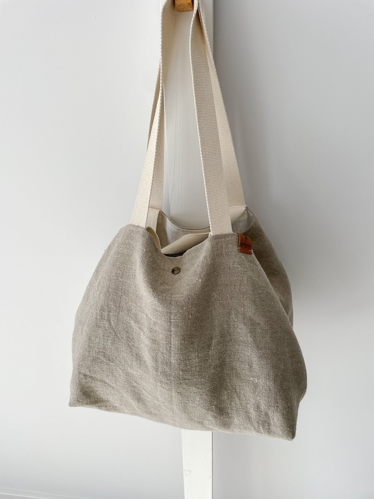 PETITE bag: natural (2 sets of handles)