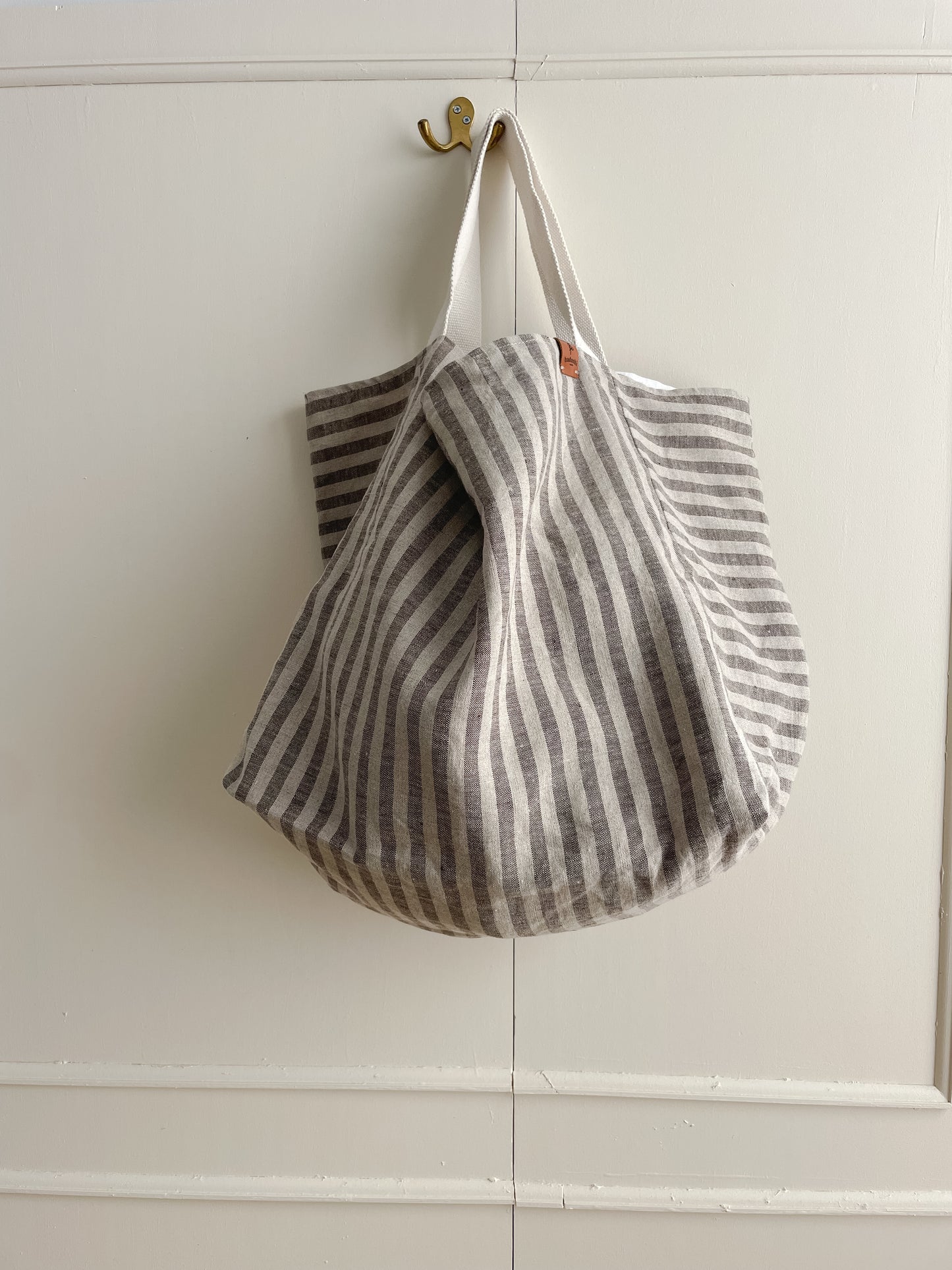 Takai bag: stripes in natural