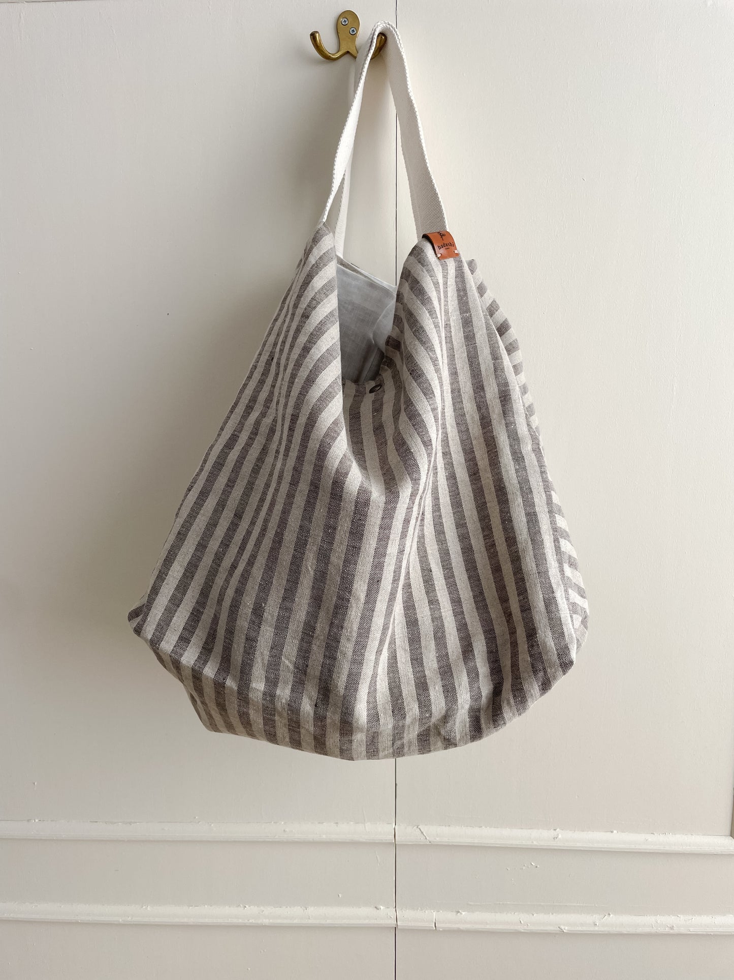 Takai bag: stripes in natural