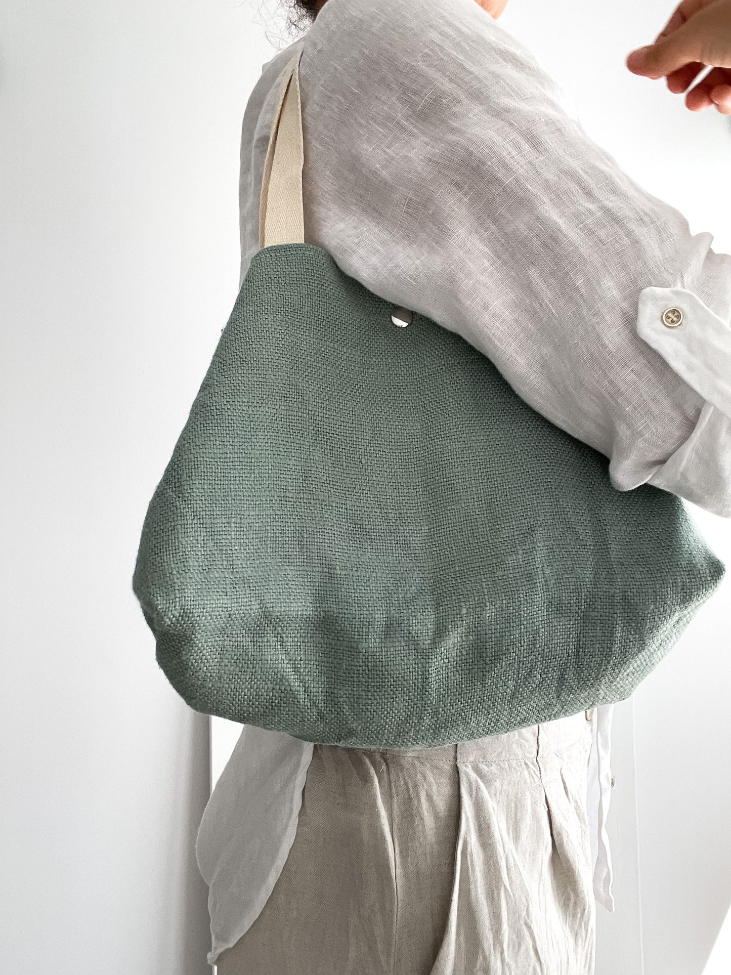 MINI beach bag: green