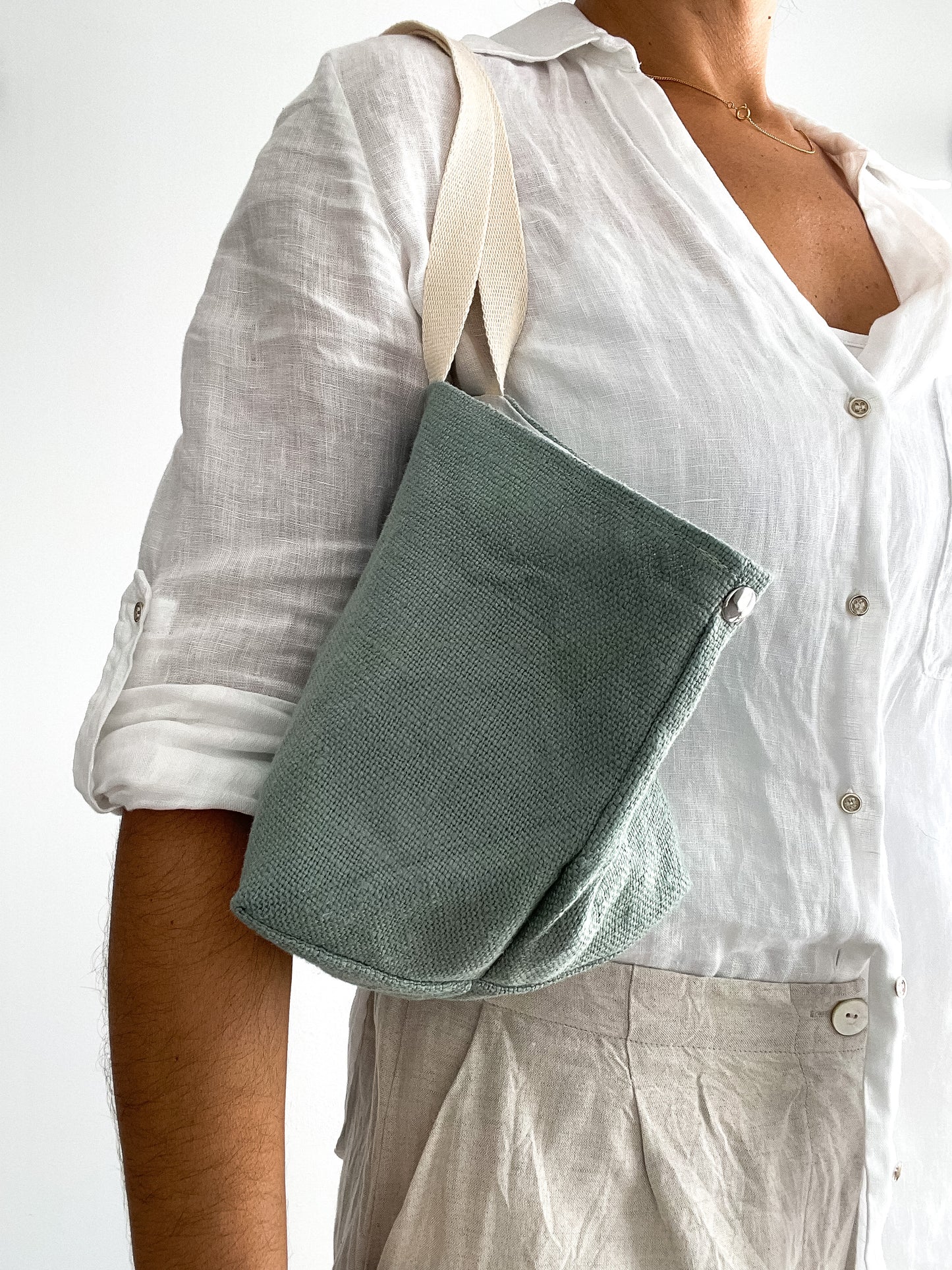 MINI beach bag: green