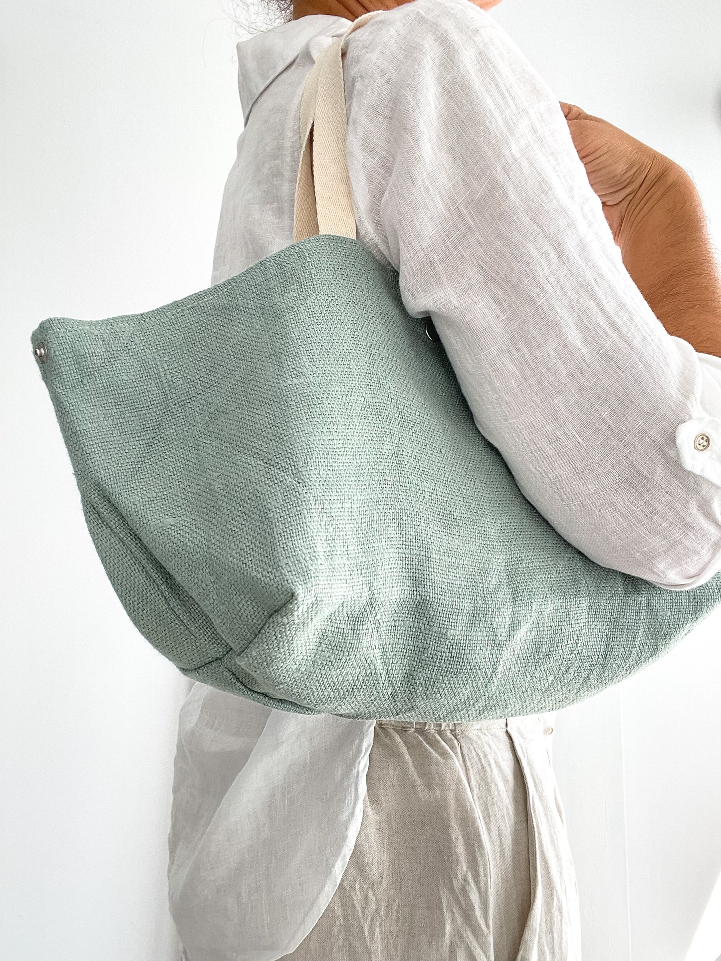 MINI beach bag: green