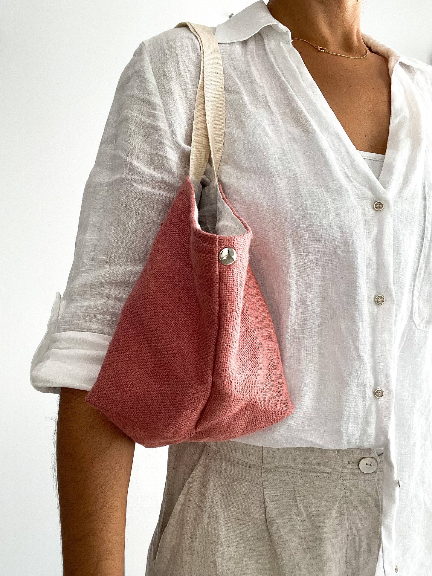 MINI beach bag: rose