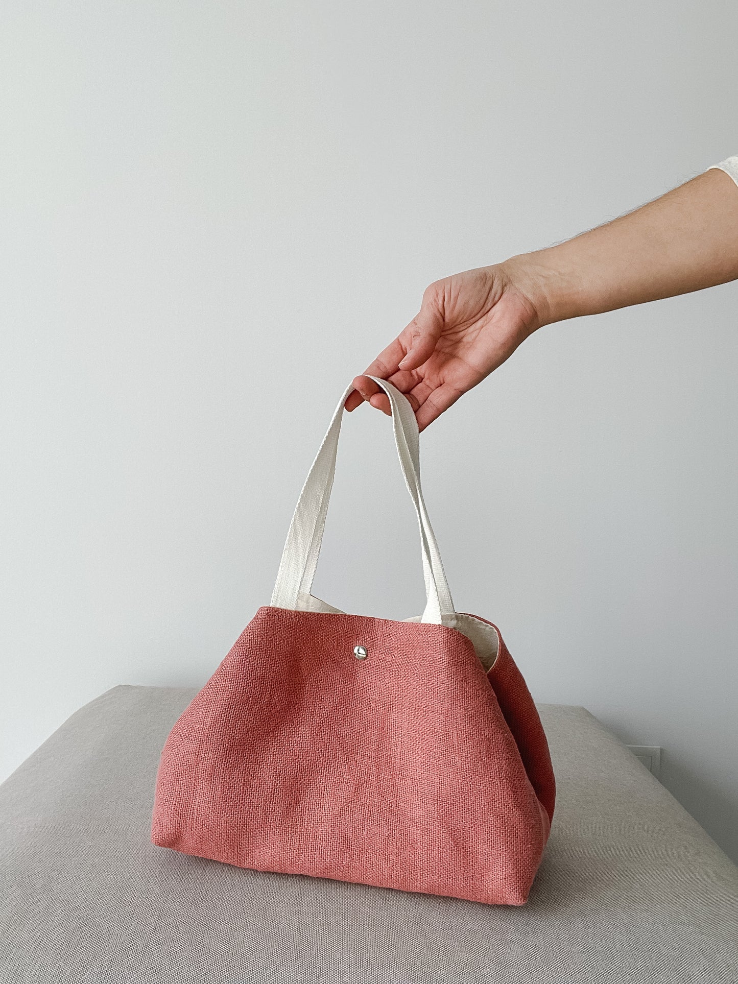 MINI beach bag: rose