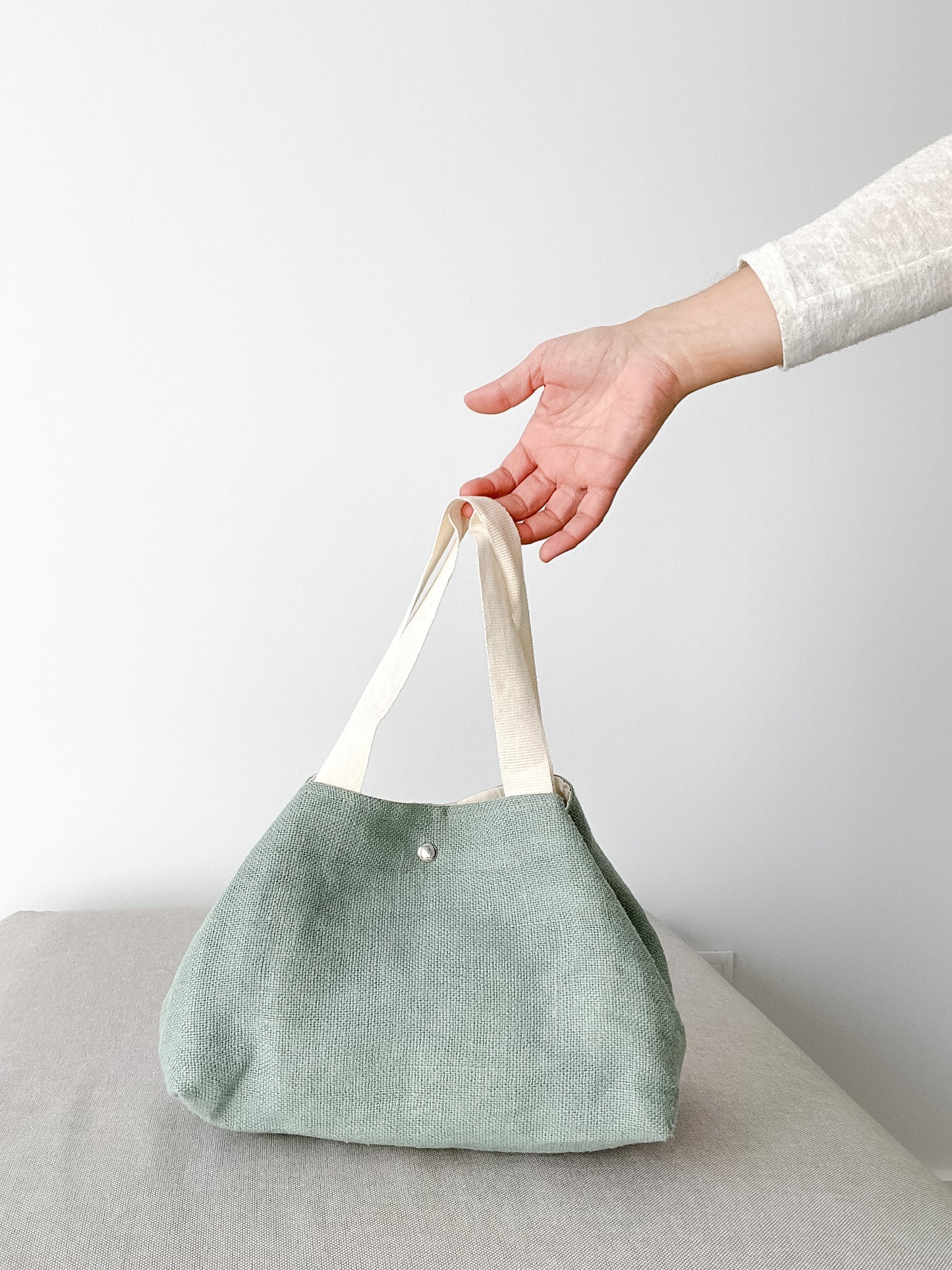 MINI beach bag: green