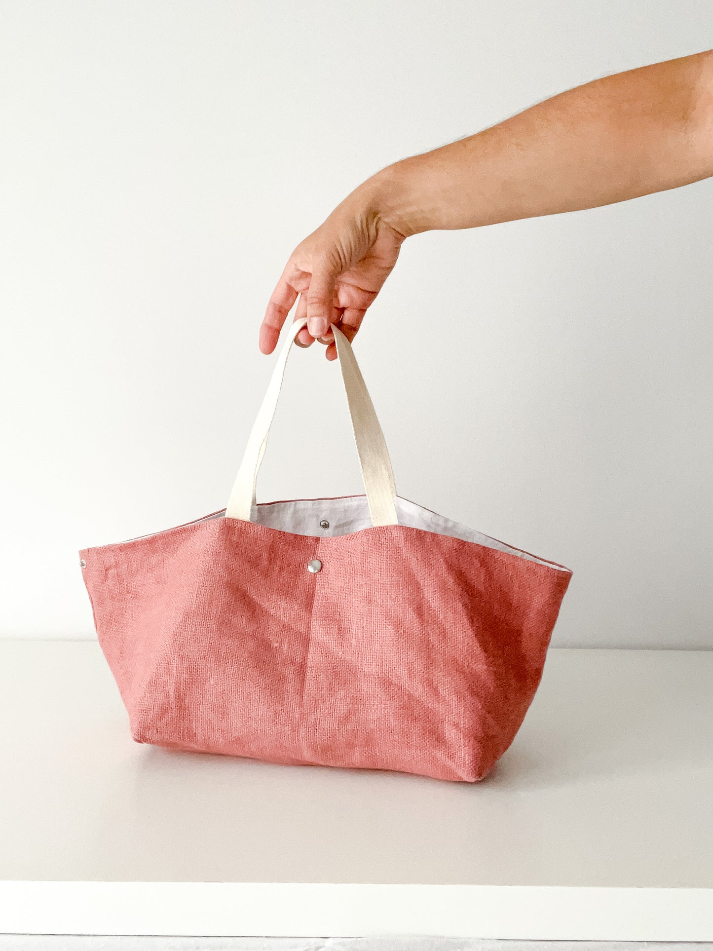 MINI beach bag: rose